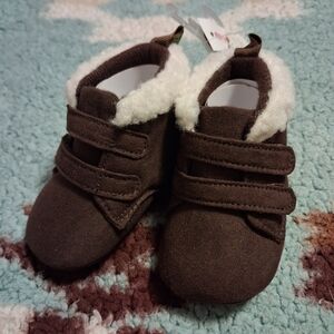 Adorable Brown Baby Walker Shoes